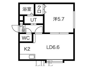 パルティールTM清田の物件間取画像